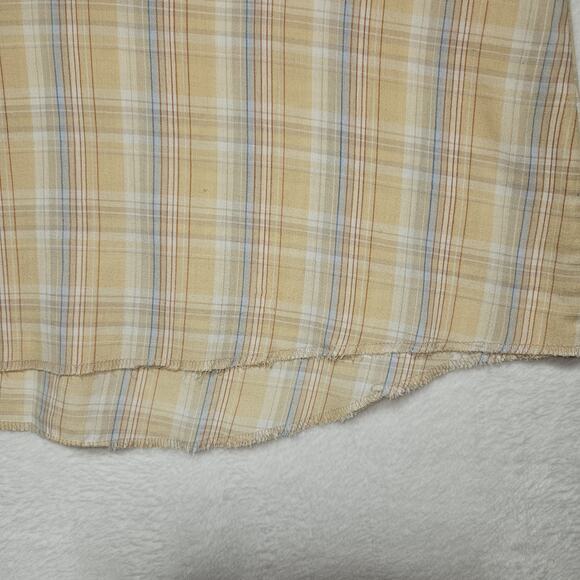 Vtg WRANGLER Shirt Mens SZ XL Western‎ Wear Short Sleeve Pearl Snap - Picture 2 of 6